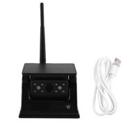 Gundhgstrr Caméra de Recul sans WiFi à Alimentation Solaire avec Base Magnétique pour Bus, Fourgon, Camion, RV, Vue et