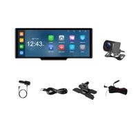 Gundhgstrr Caméra Embarquée Haute Définition 4K de 10,26 Pouces, Système de Navigation Transfrontalier, Écran de Console Centrale Compatible CarPlay