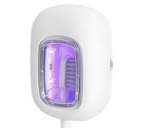 Gundhgstrr Étui de Désinfection Portable pour Brosses à Dents Électriques et Manuelles avec Double Lampe UVC