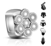 Gundhgstrr Rasoir Sans à 7 Lames, Lames en Acier Inoxydable 7D, Étanche, avec Affichage Numérique