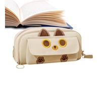 Gungtj Animal Pencil Case, Cartoon Pencil Case, Cat-Shaped Pencil Case Soft Plush Pencil Case Large Capacity Pencil Case Waterproof Pencil Case Pencil Case Pencil Case Animal Pencil Case