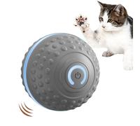 Gungtj Boule Électrique pour Chats | Boule Automatique avec Lumière pour Chat - Jouet à Mâchonner Électrique pour Chaton de Toutes Tailles pour Entraînement au Mâchage