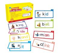 Gungtj Cahier des Familles De Mots Phonétique | Matériel D Apprentissage De L Orthographe - Flashcard De Vocabulaire - pour Garçons Filles Maternelle Enseignants Activités De Classe