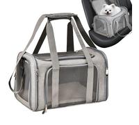 Gungtj Cat Carrier, Multifunctional Puppy Transporter, Compact Bearer Cats and Dogs, Portable Pet Travel Bag, 15.75x9.84x9.84 inches, Perfect for, Camping