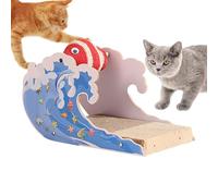 Gungtj Cat Scratching Board with Ball, Multipurpose Pet Scratching Pad, Cat Claw Grinding Tool, Kitten Scratch Padding for Playing and Relaxing, Sturdy Design,11.81x7.48x7.48 inches