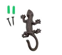 Gungtj Crochets muraux en fonte en forme d'animaux - Crochets muraux rustiques en fonte | Cintre rustique pour intérieur ou extérieur, maison, jardin, campagne, ferme, garage