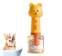 Gungtj Distributeur de shampooing pour chien - Pulvérisateur de shampooing pour animaux de compagnie | Mousseur design ours pour la saison de perte des odeurs, nettoyage de chenil pour chiot senior