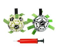 Gungtj Dog Soccer Ball, Tug of War Football, Pet Yard Games, Outdoor Boredom Buster, Indestructible Puppy Water Toy, Pup Chew Accessory, Perfect for Puppies and Playtime