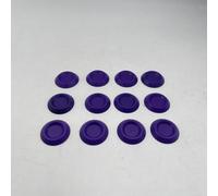 Gungtj Dubia Lot de 12 mangeoires anti-fugue pour terrarium, bols antidérapants stables pour queue-de-poule, isopodes, mille-pattes et créatures naines, 3,4 x 2,6 x 0,5 cm