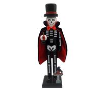 Gungtj Figurines d'halloween Spooky - décorations de Casse-Noisette de Vampire Squelette pour étagère, cheminée, fête, Armoire, Tablette, fenêtre, Table, comptoir avec Affichage de Collection Festif