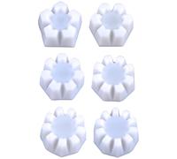 Gungtj Fournitures de peinture Flower Pour Cup | 6 pièces de peinture acrylique versant des outils de de coupe fendue,5-10 Multi Slots DIY Pouring Paint Patterns Création d'outils d'art