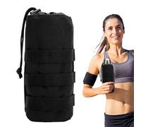 Gungtj Housse pour Bouteille d'eau | Pochette Portative À Cordon De Serrage,Pochette À Bouteille,pour Famille Amis Étudiants Adultes Hommes Femmes Camping Randonnée Cyclisme Sports