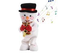 Gungtj Jouets en Peluche de Noël chantants,Jouets en Peluche de Noël | Poupées en avec Fonctions de Danse Musicale, créent Une Ambiance de pour Parc d'attractions, Centre d'éducation