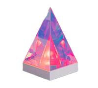 Gungtj Lampe cube, lampe de bureau, lampe de bureau à changement de couleur, lampe cube infini, lampe d'éclairage ambiant, lampe de bureau pyramide, lampe de bureau à LED, lampe de table à