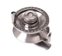 Gungtj Moulinet à pêche en d'aluminium avec poignée ergonomique - Accessoire de pêche léger pour hommes, , oncle, , fils, grand-père, ami