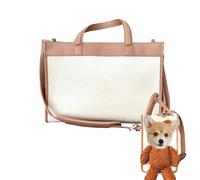 Gungtj Pet Carrier, Puppy Carrying Pouch, PU Leather Dog Carriers, Multifunctional Outdoor Cat Bags, Breathable 13.39x9.45x6.5 inches, Sturdy Material, for Travel Use