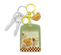 Gungtj Porte-clés ours animaux, pendentif de sac ours,Accessoires clés pendentif flottant - Porte-clés flottant liquide esthétique pour, filles, garçons, amis