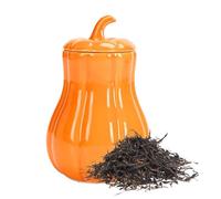 Gungtj Pumpkin Jar, Fall Candy Container with Lid, Ceramic Airtight Storage Canister for Dried Fruits, Snacks, Tea, Decorative Kitchen, Bedroom, Living Room, Autumn Celebration Display