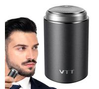 Gungtj Rasoir de Poche, Tondeuse à Barbe Imperméable et Anti-Dérapante, Rasoir Visage Électrique, Pour Camping Voyage Déplacement Professionnel Maison Extérieur École Père Petit-Ami Grand-Père