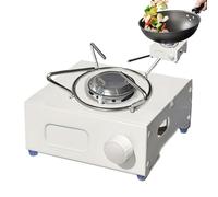 Gungtj Réchaud À Gaz De Petite Taille,Réchaud À Gaz Avec Gril Pour Cuisine En Plein Air - Brûleur de Cuisson pour Extérieur,pour Camping, Randonnée, Cuisine, Terrasse, Plan de Travail, Plage,