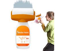Gungtj Rouleau à Peinture Rechargeable - Portable Rouleau à Peinture 500 g,Outils d'Application pour Portes Intérieures Meubles Salle de Bain Baignoire Bois Résidentiel