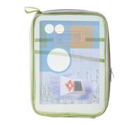 Gungtj Sac à dos transparent à grande ouverture, porte-documents imperméable, 26 x 35 cm, parfait pour les fichiers A4, le rangement de bureau