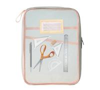 Gungtj Sac à dos transparent à grande ouverture, porte-documents imperméable, 26 x 35 cm, parfait pour les fichiers A4, le rangement de bureau