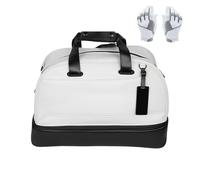 Gungtj Sac à vêtements avec sangle réglable | Sac à bandoulière de voyage à bandoulière | Sac de golf avec plusieurs poches, bandoulière pour randonnée, voyage avec poches, blanc, Refer to