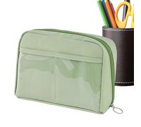 Gungtj Student Pencil Bag, Portable Pencil Bag, Storage for Markers, School Stationery Organizer Pencil Case with Compartments Pen and Pencil Storage Student Supply Organizer Spacious Pencil Bag