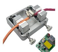 Gungtj Support de pince à souder - Fixation de fil réglable, outil de soudage avec mâchoire résistante à la chaleur, accessoire d'assemblage électronique avec design stable pour montage de circuit