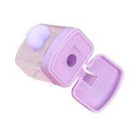 Gungtj Taille-crayon Portatif | Avec Couvercle Double Trou Fournitures Portatives - Taille-Crayon pour Eye-Liner,Pour La Maison, Les Bureaux, Les Artistes, Le Dessin, Le Maquillage, Les Voyages,