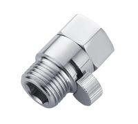 Gungtj Vanne d'arrêt pour pommeau de douche - Régulateur de pression d'eau en laiton - Contrôle de limiteur d'eau - Prévention des fuites - Valve de douche, robinet de salle de bain contrôle de