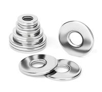 GUNGY 20 Pièces Rondelles Métal INOX M6 x 12 mm Rondelles Plates Acier Inoxydable A2 V2A Norme DIN 9021 pour Vis Écrous et Boulons