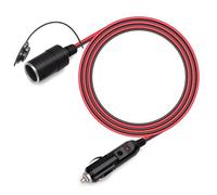 GUNGY 2M Rallonge Allume Cigare 12 V/24 V Prise Allume Cigare 16 AWG Câble d'extension Adaptateur avec Fusible 15A pour Camion Bateau Réfrigérateur Voiture