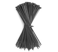 GUNGY Attache Cable Noir 200 x 3,6 mm Collier de Serrage Plastique Serre Câbles Électriques pour Cable Management Jardinage 100 Pièces