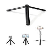 GUNGY Mini Trépied Portable Trepied Smartphone Tripod Caméra en Alliage D'aluminium avec Vis 1/4" pour Téléphone GoPro Appareil Photo Longueu 11cm Noir
