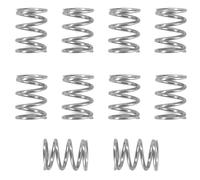 GUNGY Ressort de Compression 10mm Ressorts Compression en Acier Inoxydable Diamètre du Fil 0,9mm Diamètre Extérieur 8mm Force du ressort 1,81KG 10 Pièces