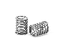 GUNGY Ressort de Compression 10mm Ressorts Compression en Acier Inoxydable Diamètre du Fil 1,1mm Diamètre Extérieur 8mm Force du ressort 2,5KG 10 Pièces