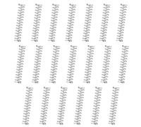 GUNGY Ressort de Compression 15mm Ressorts Compression en Acier Inoxydable Diamètre du Fil 0,32mm Diamètre Extérieur 3mm Force du ressort 0,3KG 20 Pièces