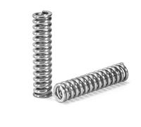 GUNGY Ressort de Compression 25mm Ressorts Compression en Acier Inoxydable Diamètre du Fil 1,1mm Diamètre Extérieur 6mm Force du ressort 6,25KG 20 Pièces