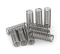 GUNGY Ressort de Compression 30mm Ressorts Compression en Acier Inoxydable Diamètre du Fil 1mm Diamètre intérieur 8mm Force du ressort 1,2KG 10 Pièces