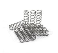 GUNGY Ressort de Compression 40mm Ressorts Compression en Acier Inoxydable Diamètre du Fil 0,8mm Diamètre intérieur 10mm Force du ressort 0,72KG 10 Pièces