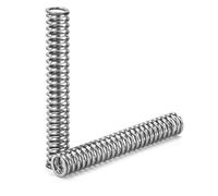 GUNGY Ressort de Compression 40mm Ressorts Compression en Acier Inoxydable Diamètre du Fil 0,9mm Diamètre Extérieur 6mm Force du ressort 3,2KG 20 Pièces