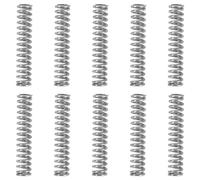 GUNGY Ressort de Compression 40mm Ressorts Compression en Acier Inoxydable Diamètre du Fil 1,3mm Diamètre Extérieur 8mm Force du ressort 7,2KG 10 Pièces