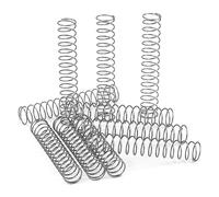 GUNGY Ressort de Compression 45mm Ressorts Compression en Acier Inoxydable Diamètre du Fil 0,5mm Diamètre Extérieur 8mm Force du ressort 0,34KG 10 Pièces