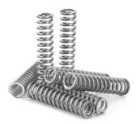 GUNGY Ressort de Compression 45mm Ressorts Compression en Acier Inoxydable Diamètre du Fil 1,5mm Diamètre Extérieur 10mm Force du ressort 8,1KG 10 Pièces