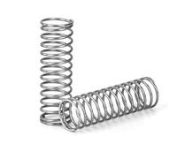 GUNGY Ressort de Compression 50mm Ressorts Compression en Acier Inoxydable Diamètre du Fil 1,2mm Diamètre Extérieur 16mm Force du ressort 1,1KG 4 Pièces