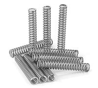 GUNGY Ressort de Compression 55mm Ressorts Compression en Acier Inoxydable Diamètre du Fil 1,3mm Diamètre intérieur 6mm Force du ressort 5,77KG 20 Pièces