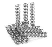 GUNGY Ressort de Compression 65mm Ressorts Compression en Acier Inoxydable Diamètre du Fil 1,5mm Diamètre intérieur 8mm Force du ressort 6,82KG 10 Pièces