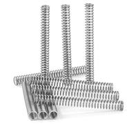GUNGY Ressort de Compression 70mm Ressorts Compression en Acier Inoxydable Diamètre du Fil 1mm Diamètre Extérieur 8mm Force du ressort 2,8KG 10 Pièces